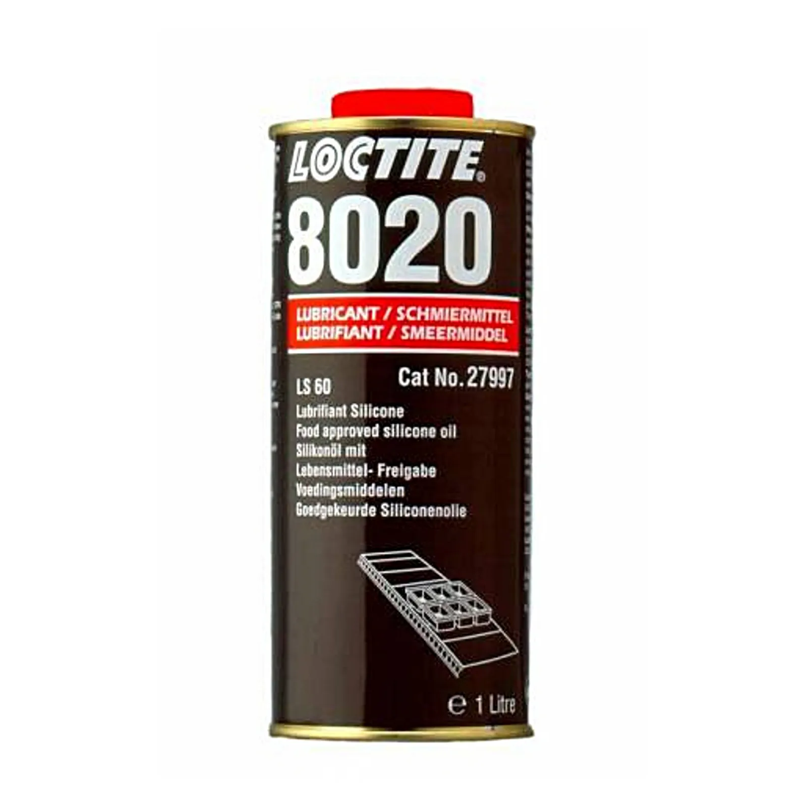 Смазка силиконовая для пищевой промышленности Loctite 8020