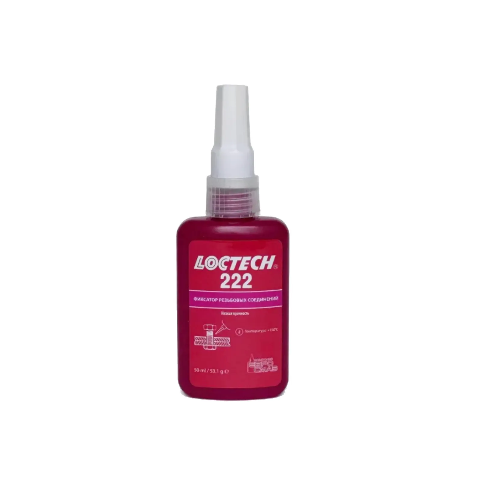 LOCTECH 222 50ML Резьбовой фиксатор низкой прочности