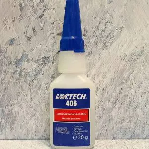 LOCTECH 406 20G Цианоакрилатный клей для эластомеров и резины